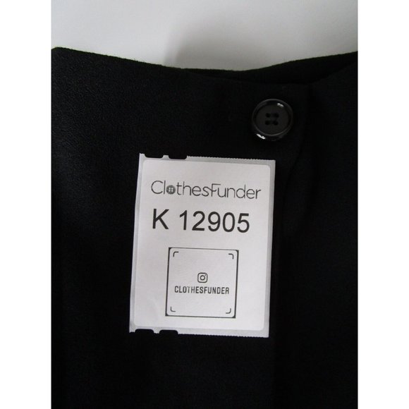 VINTAGE Anne Klein Skirt 10 Maxi Wool Slit Preppy USA Career NEW - Picture 10 of 10